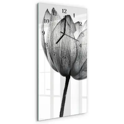 Rechthoekige glas klok verticaal Tulp