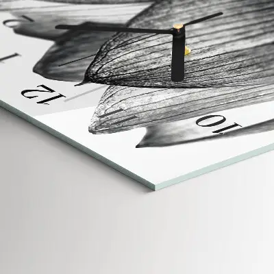 Rechthoekige glas klok verticaal Tulp