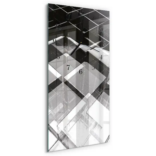 Rechthoekige glas klok verticaal Glazen kubus