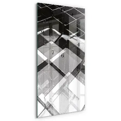 Rechthoekige glas klok verticaal Glazen kubus