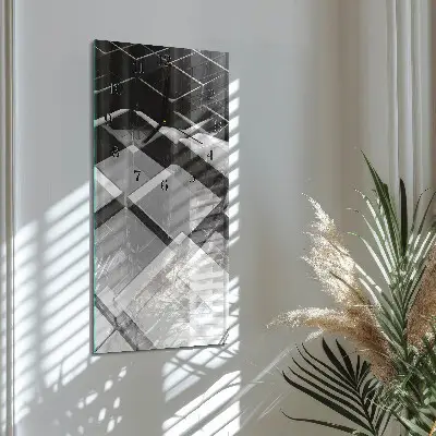 Rechthoekige glas klok verticaal Glazen kubus