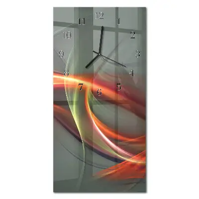 Rechthoekige glas klok verticaal Druppels