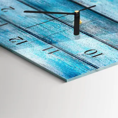 Decoratieve glazen klok verticaal Hout