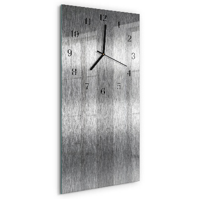 Decoratieve glazen klok verticaal Staal