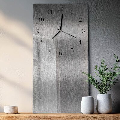 Decoratieve glazen klok verticaal Staal