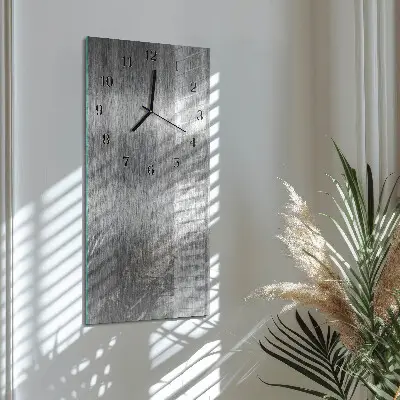 Decoratieve glazen klok verticaal Staal