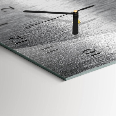 Decoratieve glazen klok verticaal Staal