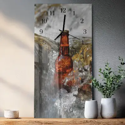 Glazen klok verticaal Bier