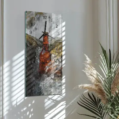Glazen klok verticaal Bier