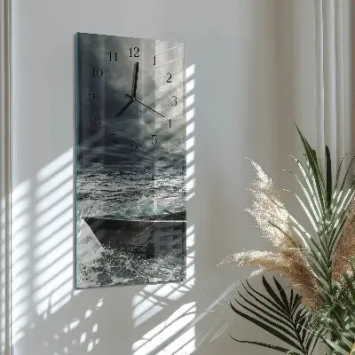 Decoratieve glazen klok verticaal Łódź