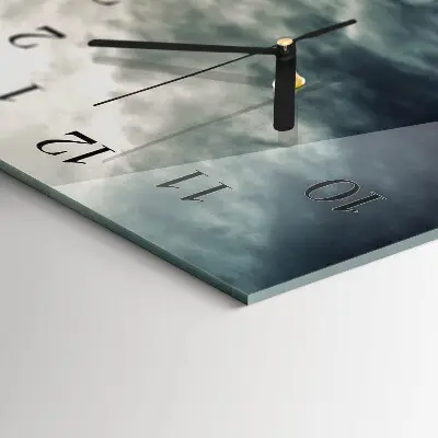 Decoratieve glazen klok verticaal Łódź
