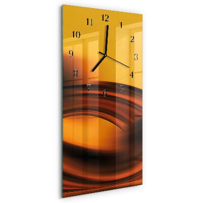 Glazen klok verticaal Abstractie