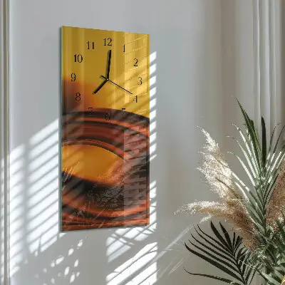 Glazen klok verticaal Abstractie