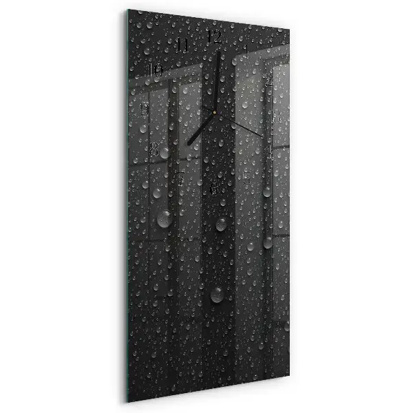 Decoratieve glazen klok verticaal Druppel