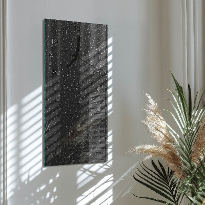Decoratieve glazen klok verticaal Druppel