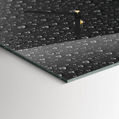Decoratieve glazen klok verticaal Druppel