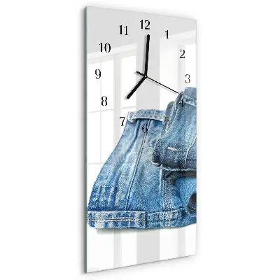 Rechthoekige glas klok verticaal Jeans