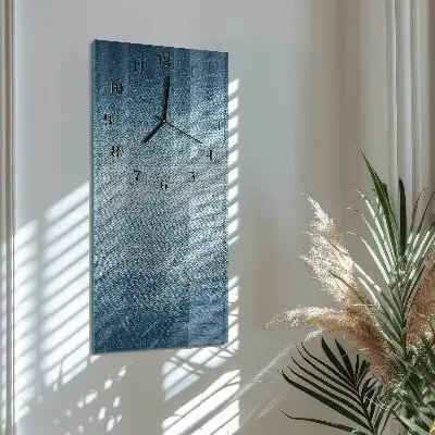 Rechthoekige glas klok verticaal Plastic