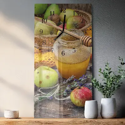 Rechthoekige glas klok verticaal Herfsttafel