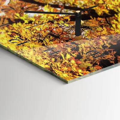 Decoratieve glazen klok verticaal Boom