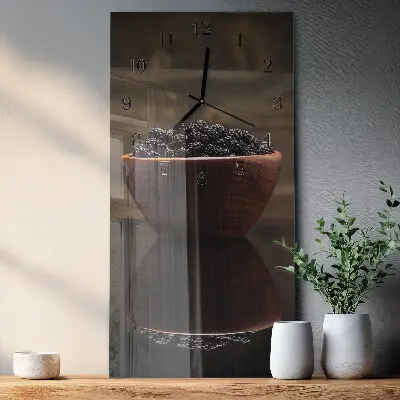 Rechthoekige glas klok verticaal Bramen