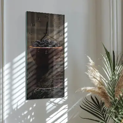 Rechthoekige glas klok verticaal Bramen