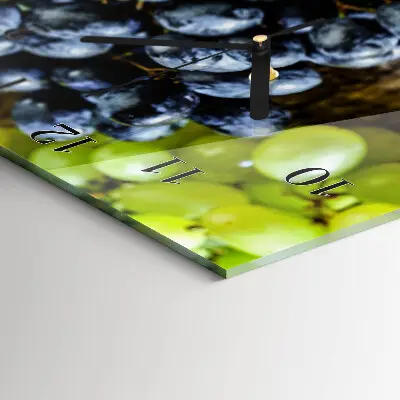 Decoratieve glazen klok verticaal Druif