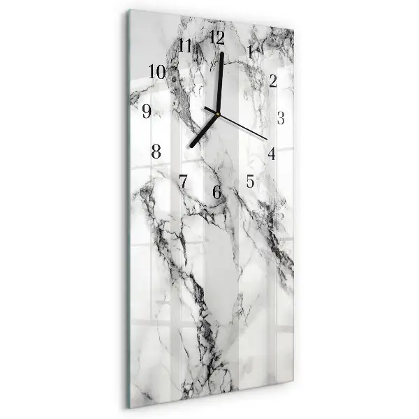 Rechthoekige glas klok verticaal Marmer