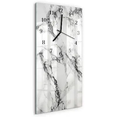 Rechthoekige glas klok verticaal Marmer