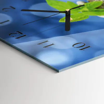 Decoratieve glazen klok verticaal Stenen
