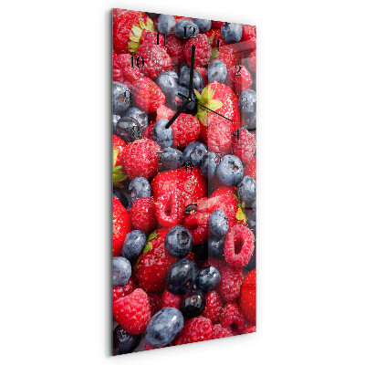 Rechthoekige glas klok verticaal Bessenmix