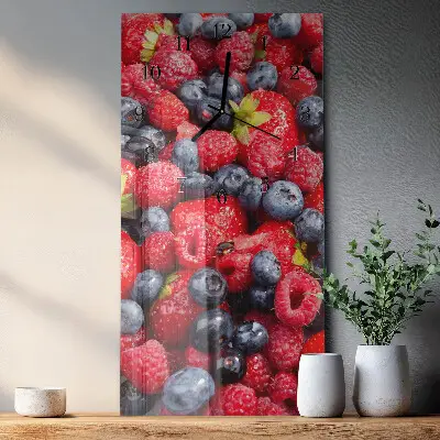 Rechthoekige glas klok verticaal Bessenmix
