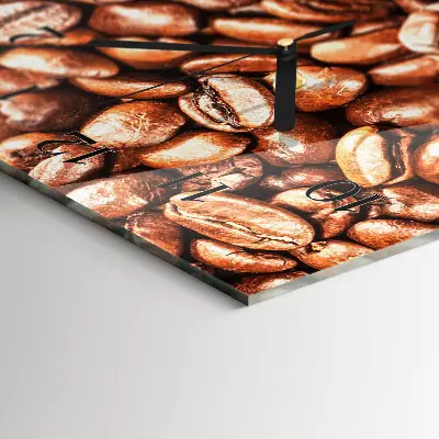 Rechthoekige glas klok verticaal Koffiebonen