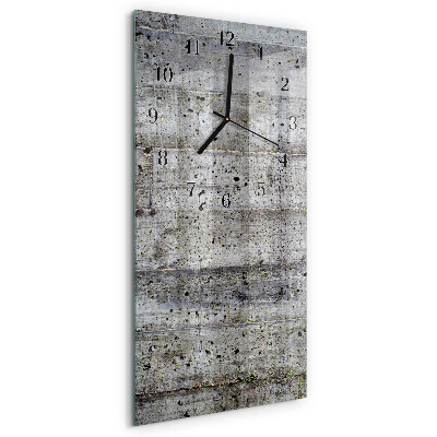 Decoratieve glazen klok verticaal Vloer