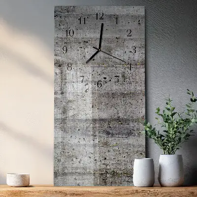 Decoratieve glazen klok verticaal Vloer