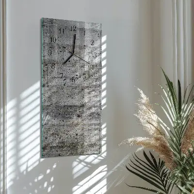 Decoratieve glazen klok verticaal Vloer