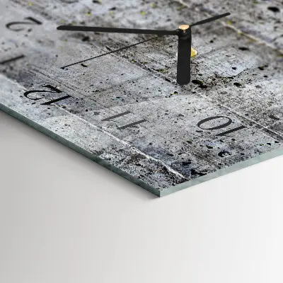 Decoratieve glazen klok verticaal Vloer