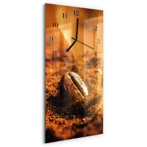 Rechthoekige glas klok verticaal Cafeïnebonen