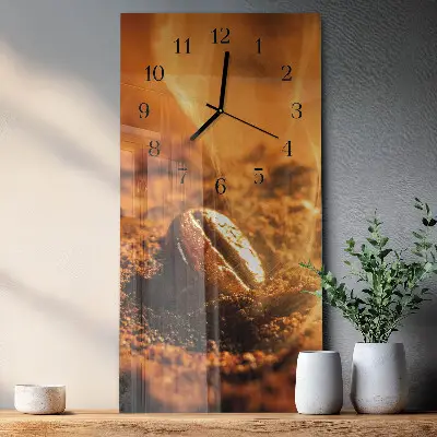 Rechthoekige glas klok verticaal Cafeïnebonen