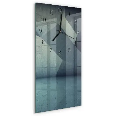 Glazen klok verticaal Bord