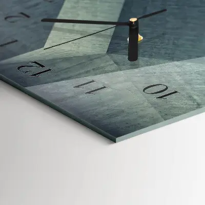 Glazen klok verticaal Bord