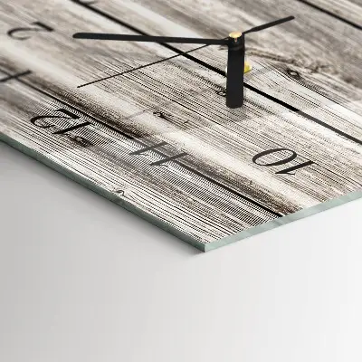 Decoratieve glazen klok verticaal Houten latten