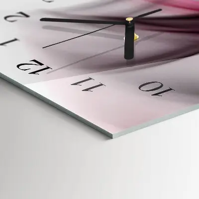 Decoratieve glazen klok verticaal Abstractie
