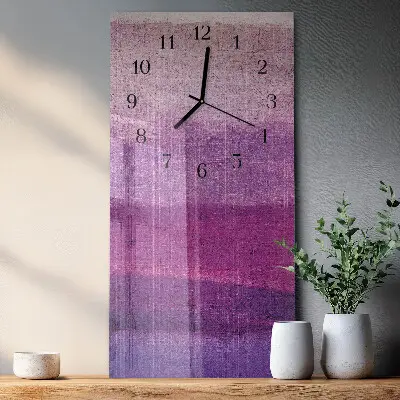 Glazen klok verticaal Canvas