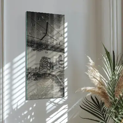 Glazen klok verticaal Perspectieven