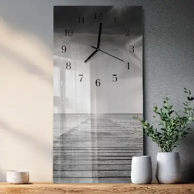 Rechthoekige glas klok verticaal Brug