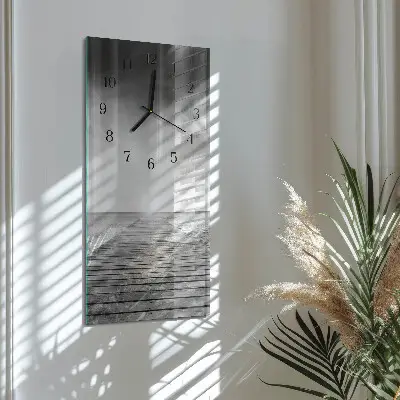 Rechthoekige glas klok verticaal Brug