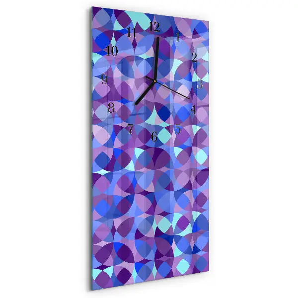 Decoratieve glazen klok verticaal Wielen