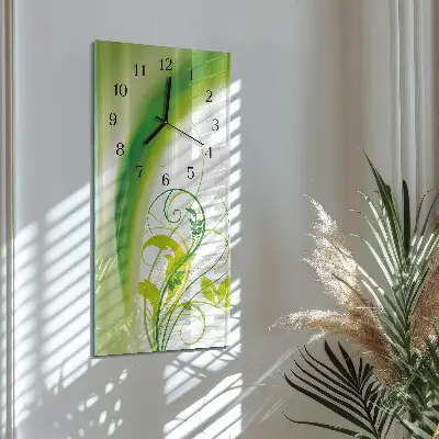 Glazen klok verticaal Plantenmodel