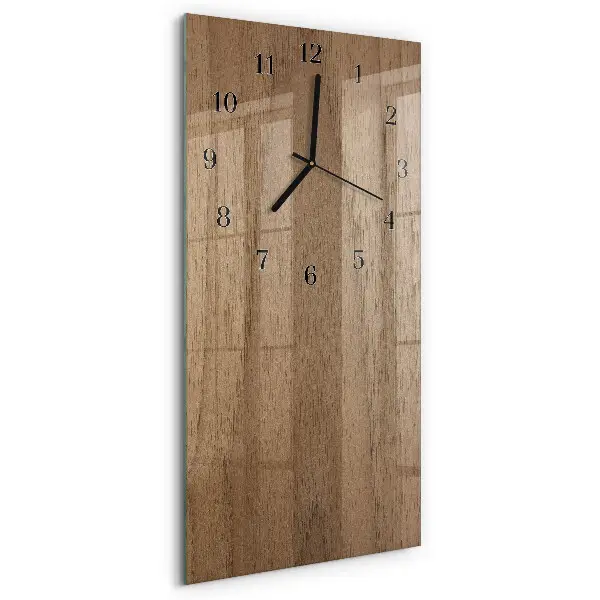 Rechthoekige glas klok verticaal Tafel